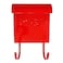 NACH Mailboxes for Outside Wall Mount 12 x 112 x 45 inch Red Wall Mounted Mailbox Waterproof Mailbox with Outdoor Newspaper Holder The Euro Mailbox