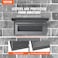 VEVOR Through The Wall Drop Box Deposit Safe 125x63x169 Rainproof Heavy Duty Steel Mailbox with Combination Lock for Wall Thickness 2879 Home Office Locking Wall Mount Mail Drop Box Gray