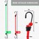 CARTMAN Cartman 8mm 16Pack Bungee Cords 6pcs 32 10pcs 24 with Steel Hook