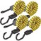 CARTMAN Ultra 48 BlackYellow Flat Bungee Cord 4pk x 48