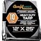 P-Line 12 x 25 Heavy Duty SilverBlack Waterproof UV Blocking 10 Mil Poly Tarp
