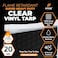 Xpose Safety 8 x 10 Clear Vinyl Tarp Fire Retardant 20 Mil Super Heavy Duty Transparent Waterproof PVC Tarpaulin with Brass Grommets for Patio Enclosure Temporary Wall Multipurpose by