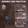 CARTMAN Finished Size 8x10 Feet Extra Thick 20 Mil Brown Ultra Heavy Duty Poly Tarp Multipurpose Protective Cover UV Resistant Waterproof Poly Tarpaulin with Reinforced Edges