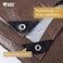 GUARD SHIELD Tarps Heavy Duty Waterproof 10x12 Feet BrownBright Silver Poly Tarp Cover Outdoor Thick UV Resistant Tarpaulin with Grommets 10mil
