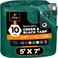 Xpose Safety Heavy Duty Poly Tarp 5 X 7 10 Mil Thick Waterproof UV Blocking Protective Cover Reversible Green and Black Laminated Coating Grommets by