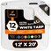 Xpose Safety Heavy Duty White Poly Tarp 12 X 20 Multipurpose Protective Cover Durable Waterproof Weather Proof Rip and Tear Resistant Extra Thick 12 Mil Polyethylene by