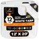 Xpose Safety Heavy Duty White Poly Tarp 12 X 20 Multipurpose Protective Cover Durable Waterproof Weather Proof Rip and Tear Resistant Extra Thick 12 Mil Polyethylene by