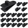 Hitefu 24 Pcs Heavy Duty Tarp Clips Reusable Lock Grip Clamps Strong Wind 60mph Durable Clamps for Outdoor Camping Awnings Car Covers Swimming Pool Covers