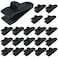 Hitefu 24 Pcs Heavy Duty Tarp Clips Reusable Lock Grip Clamps Strong Wind 60mph Durable Clamps for Outdoor Camping Awnings Car Covers Swimming Pool Covers