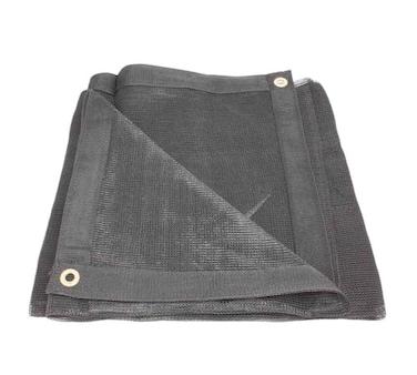 Mytee Products 12x26 Black 70 Shade Mesh Tarp for Outdoor wGrommets 6 Oz Extra Durable Heavy Duty Mesh Tarps for Dump Truck Rolloff Trucks Mesh Shade Net Cloth for Sun Plant Patio