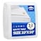 RAINDEWAY 12 Mil Heavy Duty White Tarp 10x10 Feet UV Resistant Waterproof Weatherproof Poly Tarp with Metal Grommets and Reinforced Edges