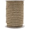 Vivifying 50 Feet 10mm Jute Rope Natural Heavy Duty Twine for Crafts Cat Scratching Post Gardening Bundling and Hanging