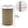 Vivifying 50 Feet 10mm Jute Rope Natural Heavy Duty Twine for Crafts Cat Scratching Post Gardening Bundling and Hanging
