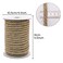 Vivifying 50 Feet 10mm Jute Rope Natural Heavy Duty Twine for Crafts Cat Scratching Post Gardening Bundling and Hanging