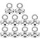 DIYMAG Magnetic Hooks 60 lbs27 KG Pulling Force Rare Earth Magnetic Hooks with Countersunk Hole Eyebolt for Home Kitchen Workplace Office and Garage 10 Packs