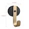 Awexilup 4 PCS Magnetic Hooks Wreath Hanger for Front Door Heavy Duty Strong Magnet Hooks with Metal Hook for Hanging Refrigerator Home Kitchen Office Gold