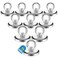 BEST CHOICE MAGNETS Magnetic Hooks 100 LB45KG Heavy Duty Magnetic Hooks with Countersunk Hole Eyebolt Perfect for Home Kitchen Workplace Office and Garage Pack of 10 Brand