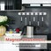 FINDMAG Magnetic Hooks 40Lbs Strong Magnet Hooks for Cruise Cabins Powerful Neodymium Magnets with Hooks for Hanging Black Magnetic Hooks for Fridge Whiteboard Kitchen Toolbox