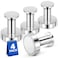 FINDMAG Magnetic Hooks for Cruise Cabins 150lb Extra Strong Heavy Duty Magnets Cruise Magnets Magnet Hooks Heavy Duty for Hanging Locker Wreath Classroom Coat Camping Silver Pack of 4