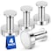 FINDMAG Magnetic Hooks for Cruise Cabins 150lb Extra Strong Heavy Duty Magnets Cruise Magnets Magnet Hooks Heavy Duty for Hanging Locker Wreath Classroom Coat Camping Silver Pack of 4