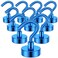 Grtard 10 Pack Heavy Duty Magnetic Hooks 30Lbs Neodymium Magnet Hooks for Hanging Cruise Grill Towel Kitchen Indoor Use