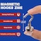 Junarter 20 Pack Magnetic Hooks 30lbs Magnet Hooks for Cruise Cabins Strong Magnetic Hooks Heavy Duty Magnets with Hooks Metal Magnetic Hook for Hanging Hook Magnets for Classroom Decor Grill