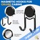 LOVIMAG Magnetic Hooks 50lbs 2026 Cruise Cabin Ship Essentials Magnet Hook Heavy Duty Strong Magnets Refrigerator Fridge Hanging for Classroom Beach Vacation Kitchen Home Must Haves 10 Pcs Black