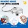 LOVIMAG Magnetic Hooks for Cruise Cabins 80Lbs 21 Pack