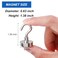 LOVIMAG Magnetic Hooks for Hanging 30lbs Magnet Hooks for Cruise Ship Essentials Strong Magnets for Classroom Rare Earth Magnets with Hooks for Cruise Must Haves Camper LockerCeiling15 Pcs