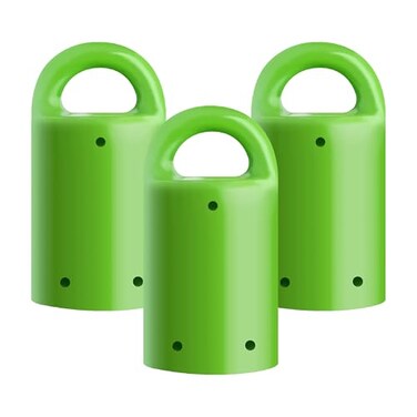 MagnetPAL MagnetPal 3 pack HeavyDuty Neodymium AntiRust Magnet Best for Magnetic Stud Finder Key Organizer Indoor and Outdoor Multi Uses Green with Key Ring SPMPM3GR