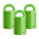 MagnetPAL MagnetPal 3 pack HeavyDuty Neodymium AntiRust Magnet Best for Magnetic Stud Finder Key Organizer Indoor and Outdoor Multi Uses Green with Key Ring SPMPM3GR