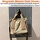 MUTUACTOR Magnetic Mount Magnet Hooks2PCS Strong Magnetic Coat Hanger Hook for HangingAntiSlip Heavy Duty Magnetic Hooks Coat and Hat Hooks for Metal Door Cruise Cabins Fridge Shelf