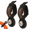 MUTUACTOR Strong Magnetic HooksNonSlip Magnetic Mount Hooks Heavy Duty for Hanging2PCS AntiScratch Garage Storage Hooks Adjust Cable for Garden Hoses Universal Rope Cordless Drills RVs Equipments