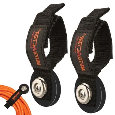 MUTUACTOR Strong Magnetic HooksNonSlip Magnetic Mount Hooks Heavy Duty for Hanging2PCS AntiScratch Garage Storage Hooks Adjust Cable for Garden Hoses Universal Rope Cordless Drills RVs Equipments