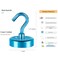 Neosmuk Magnetic Hooks 85lb Heavy Duty Royal Blue 6 Pack