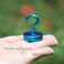 Neosmuk Magnetic Hooks 85lb Heavy Duty Royal Blue 6 Pack