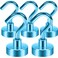 Neosmuk Magnetic Hooks Cruise Ship Essentials 30lb Heavy Duty Magnetic Hooks for Cruise Cabins Refrigerator Grill Hanging and Travel Extra Strong MustHaves Magnet HookRoyalBlue5 Pack