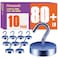 Neosmuk Magnetic Hooks Cruise Ship Essentials 80lb Heavy Duty Magnetic Hooks for Cruise Cabins Refrigerator Grill Hanging and Travel Extra Strong MustHaves Magnet HookNavyblue