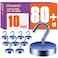 Neosmuk Magnetic Hooks Cruise Ship Essentials 80lb Heavy Duty Magnetic Hooks for Cruise Cabins Refrigerator Grill Hanging and Travel Extra Strong MustHaves Magnet HookNavyblue