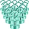 Neosmuk Magnetic Hooks Heavy Duty 30lb Strong Magnet Hook for Cruise Cabins Cruise Essentials 2026 for Hanging Metal Wall Refrigerator Hangers Green 15 Pack
