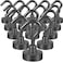 Neosmuk Magnetic Hooks Heavy Duty 30lb Strong Magnet Hook for Cruise Cabins Cruise Essentials 2026 for Hanging Metal Wall Refrigerator Hangers Grey 15 Pack