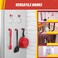 Neosmuk Magnetic Hooks Heavy Duty Strong Magnet with Hook for Fridge Super Neodymium Extra Strength Industrial Hooks for Hanging Magnetic Hanger for Toolbox Cruise GrillRed4 Pack