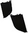 Wall Control Shelf Divider for 9in Deep Pegboard Shelf Assembly for use Pegboard and Slotted Tool Board Black