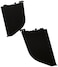 Wall Control Shelf Divider for 9in Deep Pegboard Shelf Assembly for use Pegboard and Slotted Tool Board Black