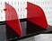 Wall Control Shelf Divider for 9in Deep Pegboard Shelf Assembly for use Pegboard and Slotted Tool Board Red