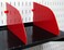 Wall Control Shelf Divider for 9in Deep Pegboard Shelf Assembly for use Pegboard and Slotted Tool Board Red