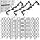 AccEncyc Black Peg Locks Plastic Pegboard Hook Locks Pegboard Display Hook Organizer Fixer Peg Board Hook Clip Retainers Pegboard Hook Organizer for Standard 14 and 18 Pegboard 120 Pcs