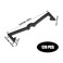 AccEncyc Black Peg Locks Plastic Pegboard Hook Locks Pegboard Display Hook Organizer Fixer Peg Board Hook Clip Retainers Pegboard Hook Organizer for Standard 14 and 18 Pegboard 120 Pcs