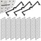 AccEncyc Black Peg Locks Plastic Pegboard Hook Locks Pegboard Display Hook Organizer Fixer Peg Board Hook Clip Retainers Pegboard Hook Organizer for Standard 14 and 18 Pegboard 120 Pcs