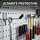 Angoily 300Pcs Pegboard Hook Tips 066 Inch Rubber End Caps for Pegboard Hooks Protective Prong Covers for Tool Organizer Accessories Easy Install Vinyl Hook End Caps for Garage and Store Display
